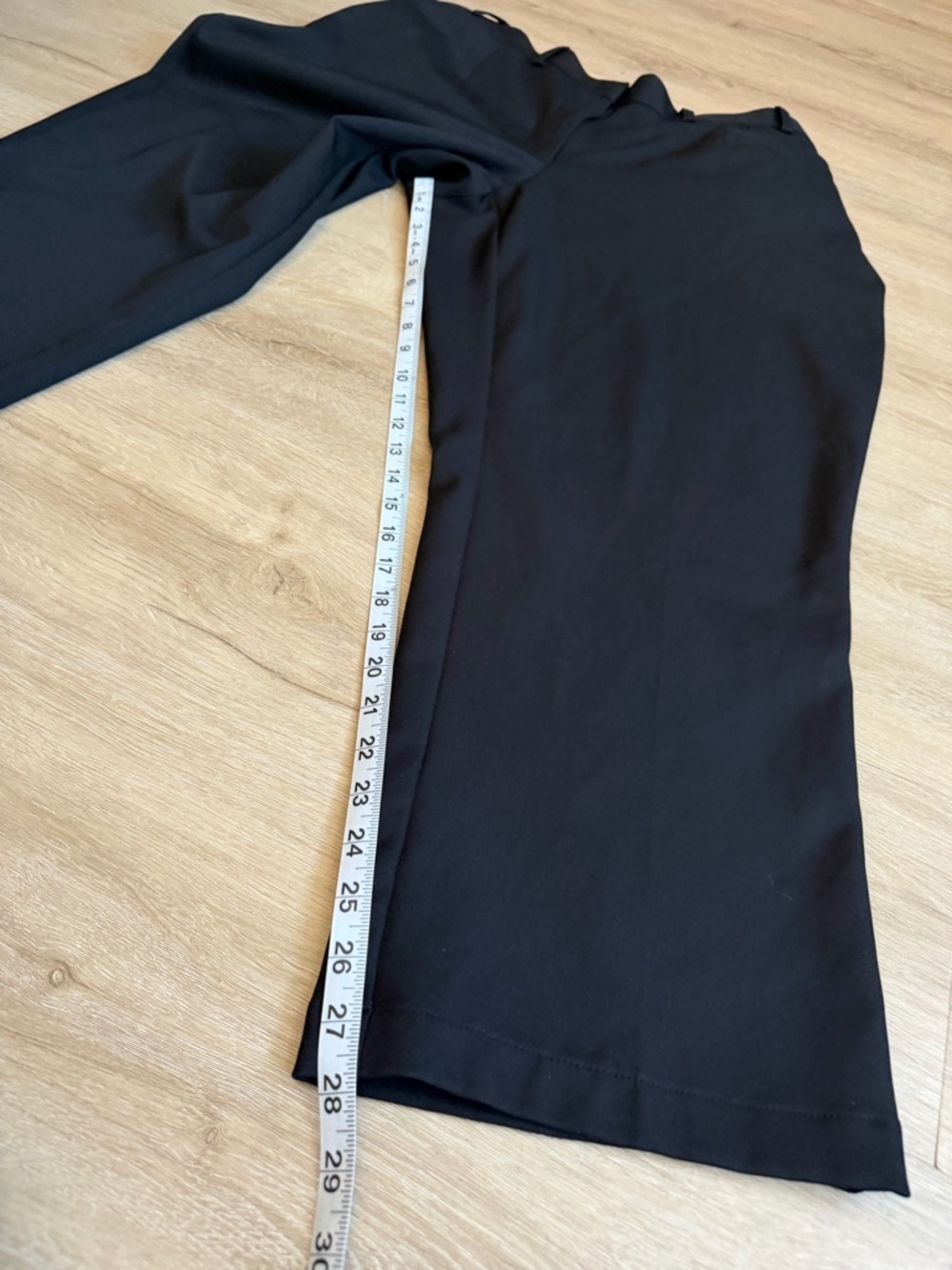 OOBE Womens Dress Pants Size 20 Black Flat Front Straight Leg Career Workwear - Picture 2 of 5